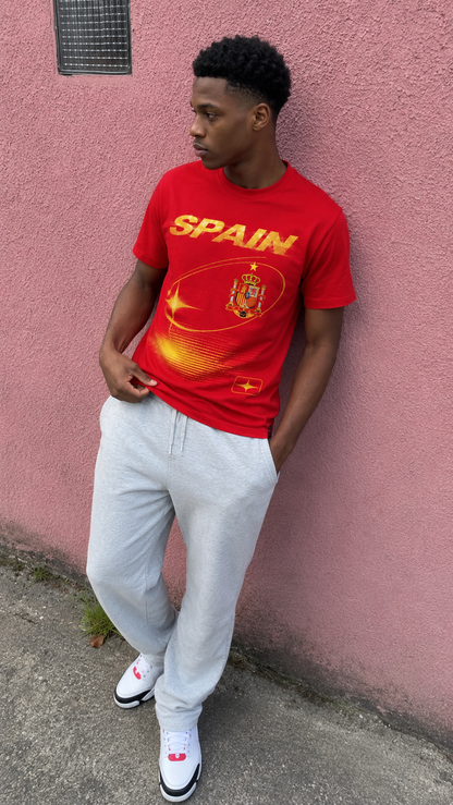 Spain 2026 Oversized Graphic Tee – Vintage Y2K Football Shirt Archived Memories