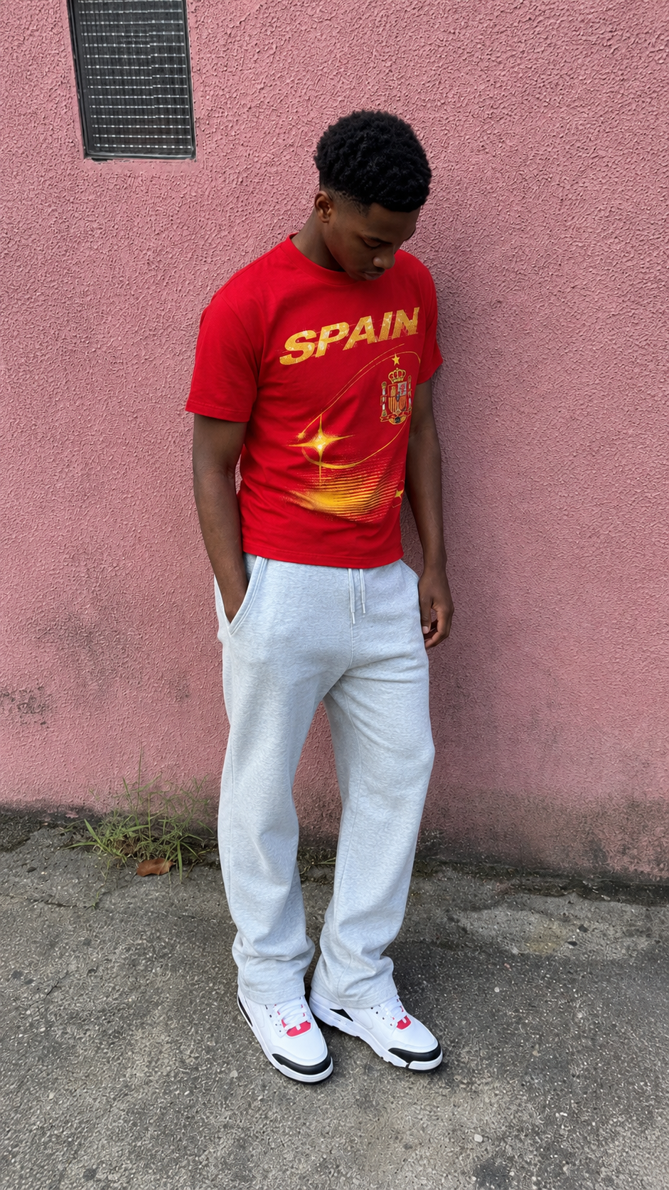 Spain 2026 Oversized Graphic Tee – Vintage Y2K Football Shirt Archived Memories