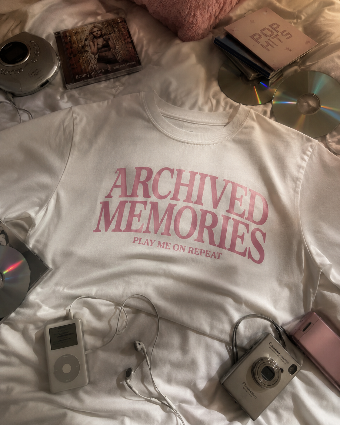 Archived Memories Play Me on Repeat Oversized T-Shirt Archived Memories