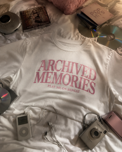 Archived Memories Play Me on Repeat Oversized T-Shirt Archived Memories